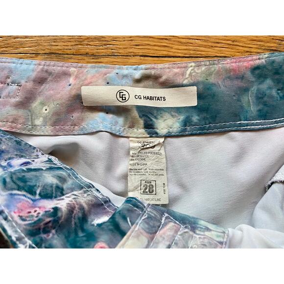 CG HABITATS OG Athletic Fit 309 Pink/Blue Boardshorts Mens sz 28 - Picture 4 of 12